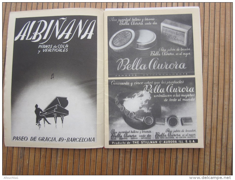 RARE Gran Teatro Del LICEO TEMPORADA De Invierno 1948/49 Barcelona Espana Programme  Fausto FAUST OPERA 5 Actes Pelléas - Programs