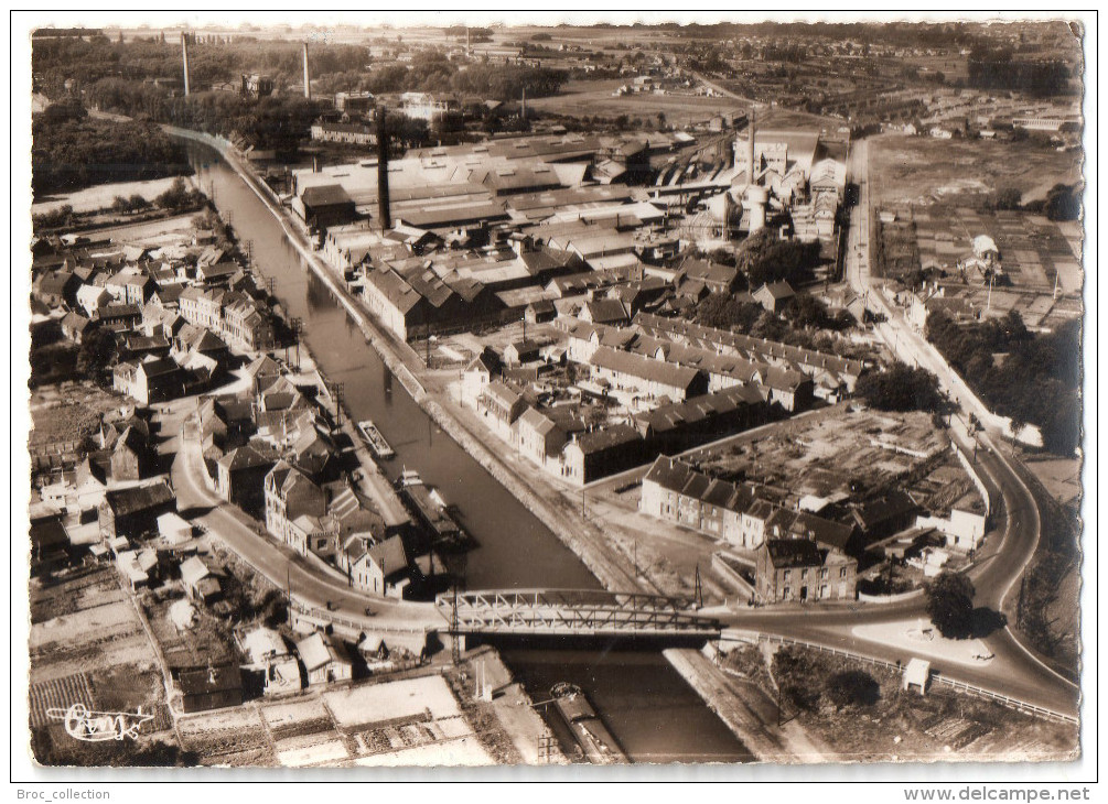 Auby, Le Pont D´Auby, La Deûle, Les Engrais D´Auby, Vue Aérienne, C.I.M. N° 145-11 A - Auby