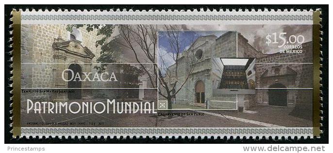 Mexico (2014) - Set -  /  World Heritage UNESCO - Church - Oxaca - Eglise - Chiese E Cattedrali