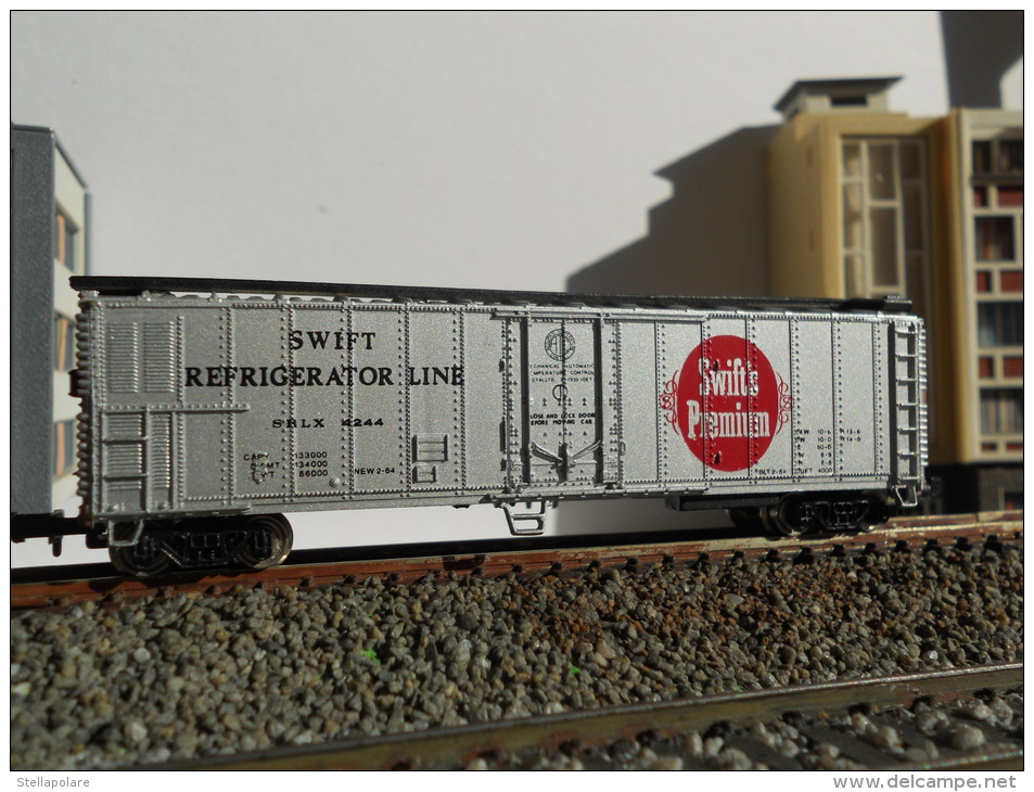 SCALA N - USA CARRO MERCI CHIUSO - BOXCAR  - SWIFT REFRIGERATOR - Goods Waggons (wagons)