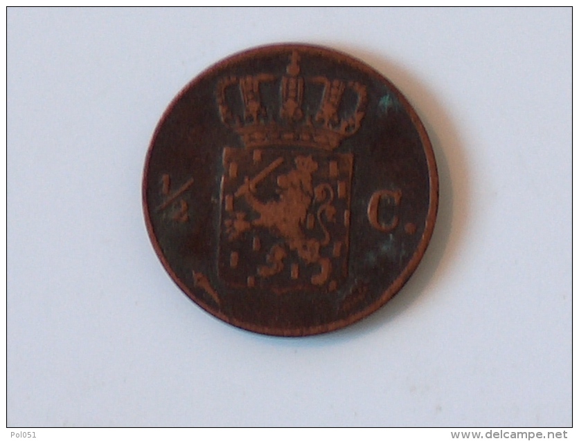 PAYS BAS 1/2 Centime 1823 - 1815-1840: Willem I.