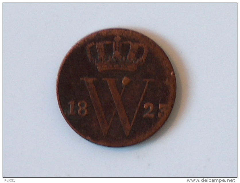 PAYS BAS 1/2 Centime 1823 - 1815-1840: Willem I