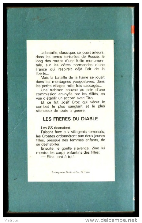 " LES FRERES DU DIABLE ", De Heinz WIRMANN -  Coll. GERFAUT Guerre  N° 338. - Action