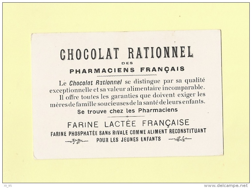 Saint Patron Des Avocats Notaires - Saint Yves - Chromo Chocolat Rationnel - Autres & Non Classés