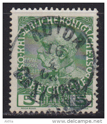 2592. Austria, Kotor, Austrian Stamp With Yugoslav Mark - Used Stamps