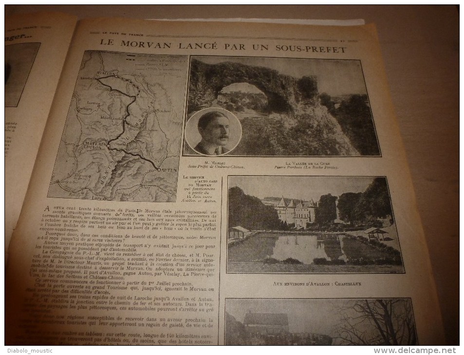 1914 JOURNAL de GUERRE (Le Pays de France) : Cuisine héroïque; RABAT; Grenoble; MORVAN; Vannes;  Pont de LEZARDRIEUX