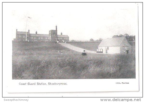 SHOEBURYNESS, COAST GUARD STATION, ESSEX, PRE 1918 VINTAGE POSTCARD, UNUSED - Andere & Zonder Classificatie