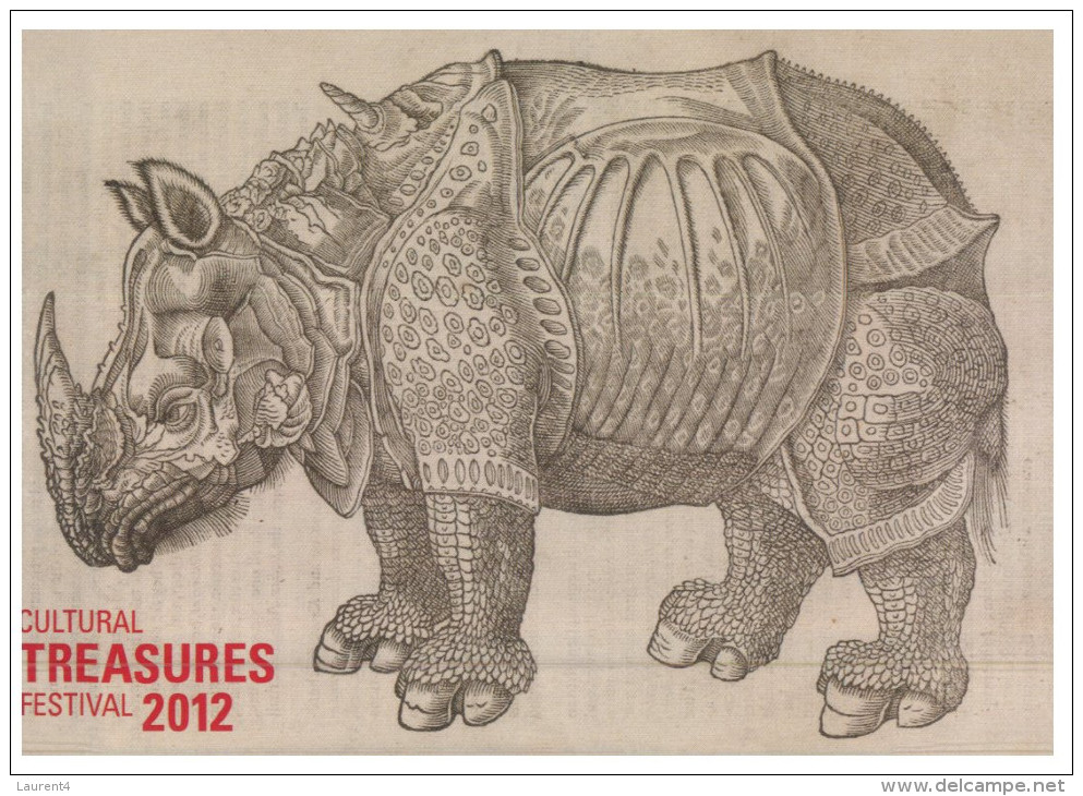 (324) Australia Advertising Postcard - Rhinoceros - Rhinozeros