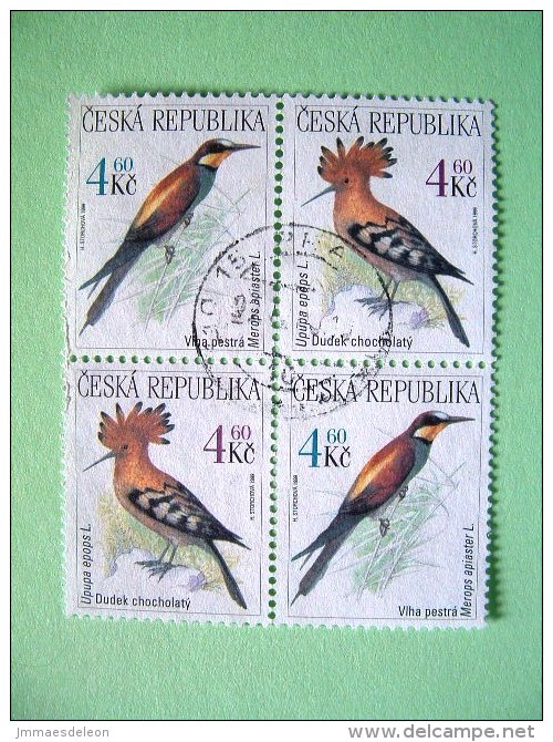 Czech Republic 1999 - Used - Birds (Scott 2x3083a = 1.20 $) - Used Stamps