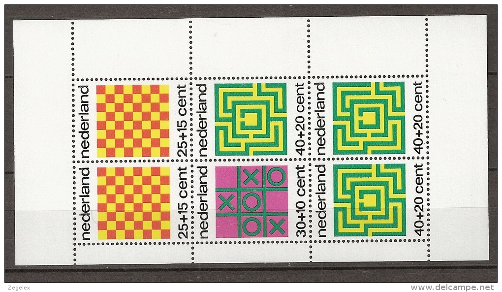 1973 Plaatfout NVPH 1042P Error, Variété, Abart, Variedade ""3 Van 30ct Postfris/MNH/** - Variétés Et Curiosités