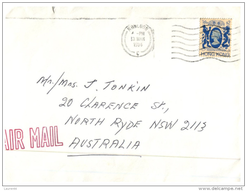 (PH 678) Hong Kong To Australia Letter Posted In 1994 - Altri & Non Classificati