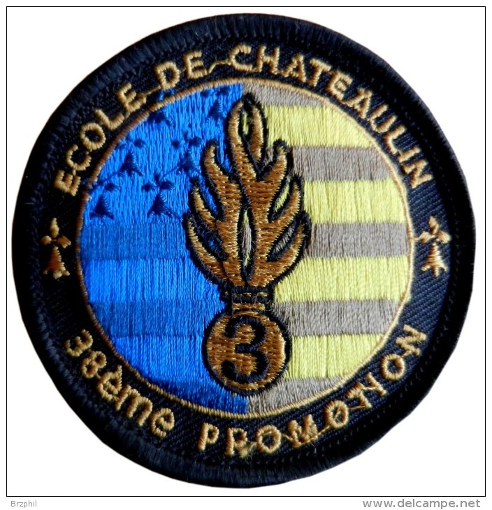 Gendarmerie - ESOG CHATEAULIN Rond Brodé 38ème Promotion - Polizei