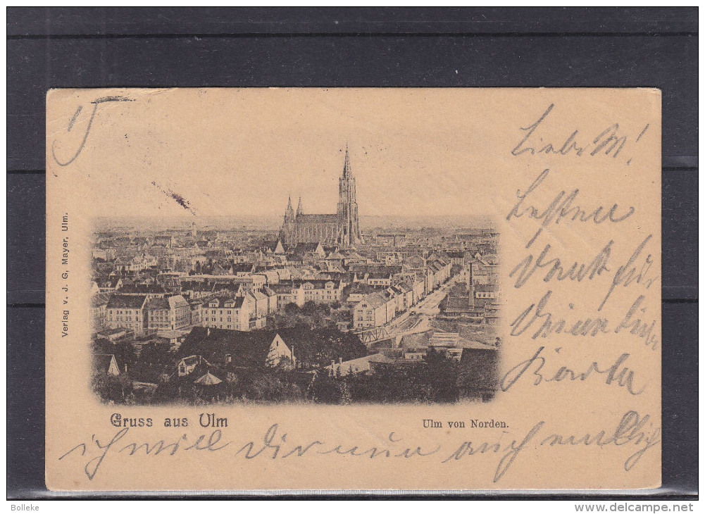 Allemagne - Würtemberg - Carte Postale De 1902 - Gruss Aus Ulm - Oblitération Ulm - Exp Vers La Belgique - Liège - - Cartas & Documentos