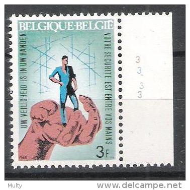 Belgie OCB 1444 (**) Met Plaatnummer 3. - 1961-1970