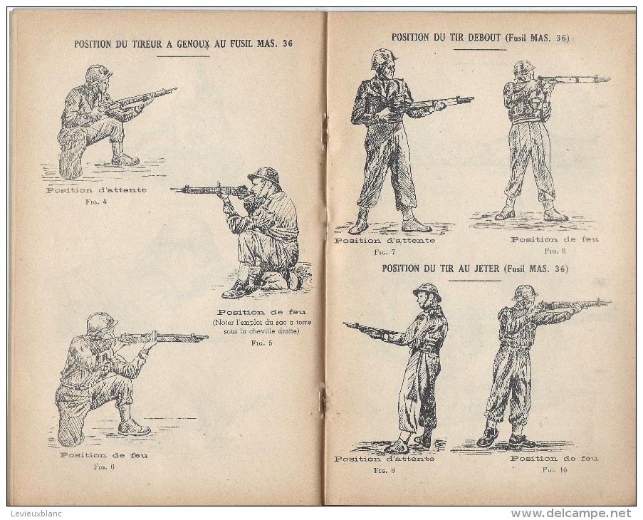 Manuel/ Ecole D´application De L´infanterie/Instruction Du Tir (Armes Individuelles)/Saint Maixent/ 1955  LIV54 - Sonstige & Ohne Zuordnung