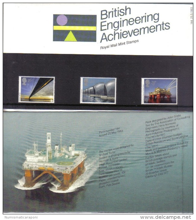 BRITISH ENGINEERING ACHIEVEMENTS BLISTER UFFICALE 25 05 1983 DOC.49 - Unclassified