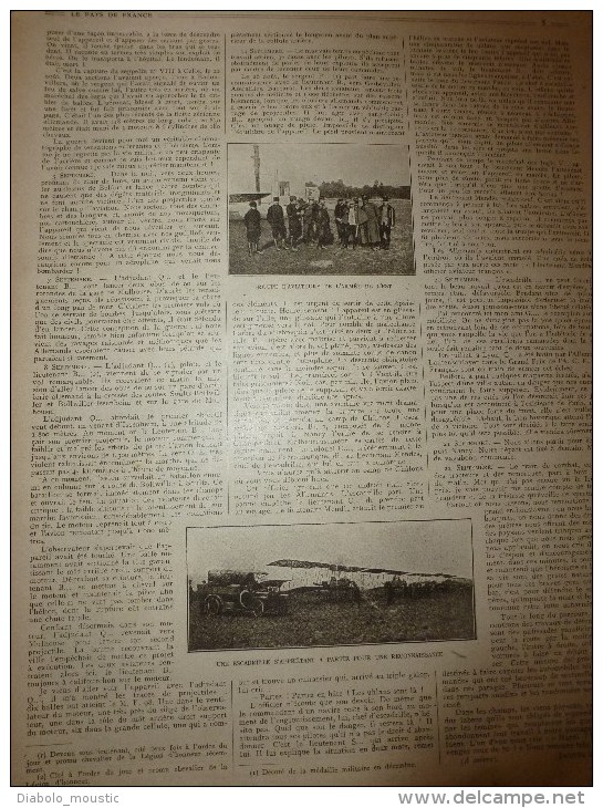 1915 JOURNAL de GUERRE(Le Pays de France):Piève di L.,Cortina d'A,,Federa;MALTE; Atelier du front (objets des POILUS)