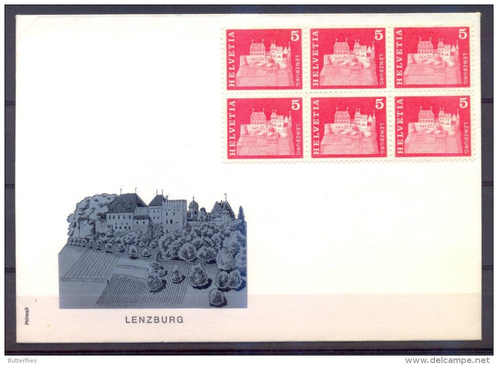 Zwitserland - FDC - Lenzburg- 1968 - FDC