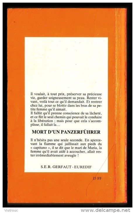 " LA MORT D'UN PANZERFÜHRER ", De Ludwig KRANZ -  Coll. GERFAUT Guerre  N° 437. - Action