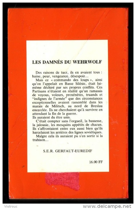 " LES DAMNES DU WEHRWOLF ", De Hugo KEPPLER -  Coll. GERFAUT Guerre  N° 457. - Action