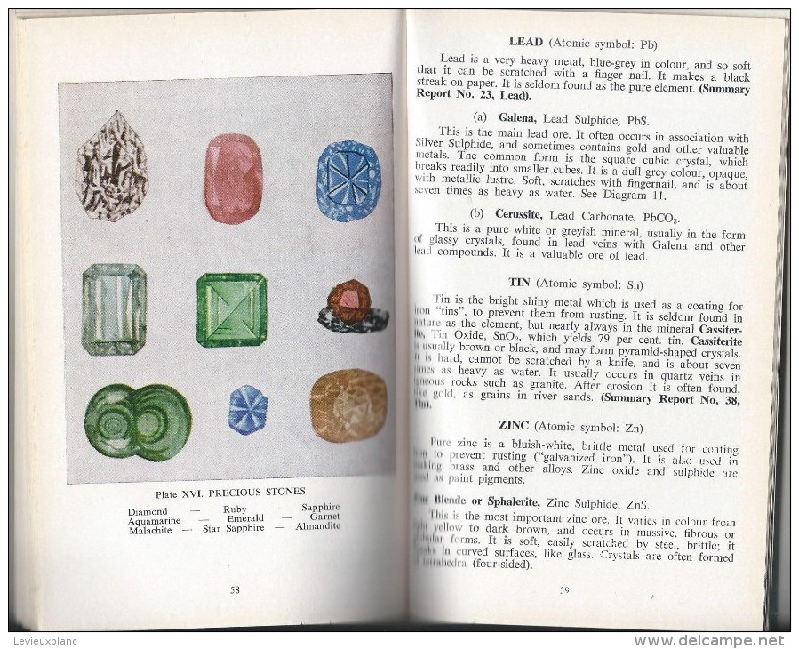 Manuel/ Australian Rocks And Minerals/An Introduction To Geology/John Child/Periwinkle / 1963    LIV43 - Minerali