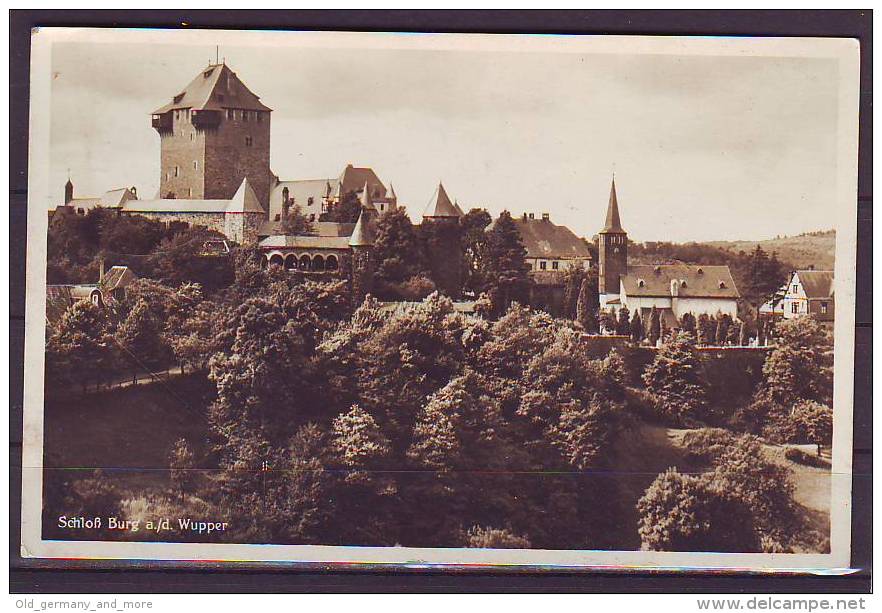 Schloß Burg An Der Wupper 1934 - Solingen