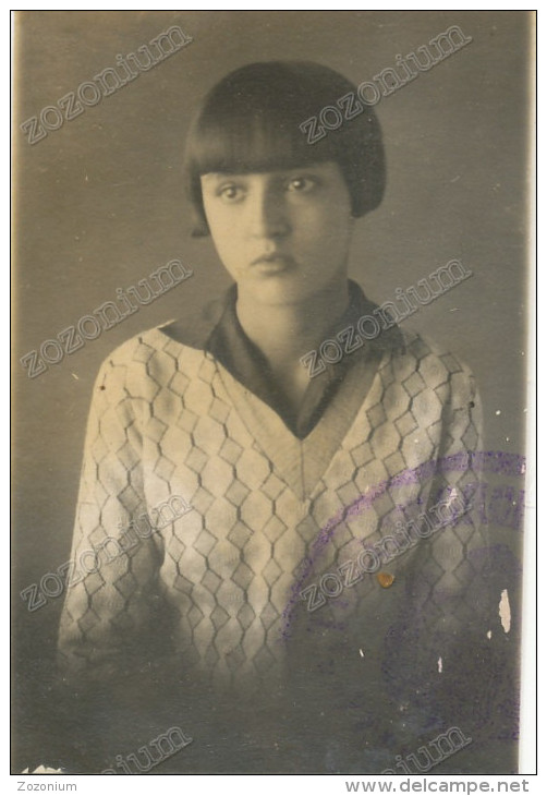 GIRL , Portrait, FILLE, Old Photo - Otros & Sin Clasificación