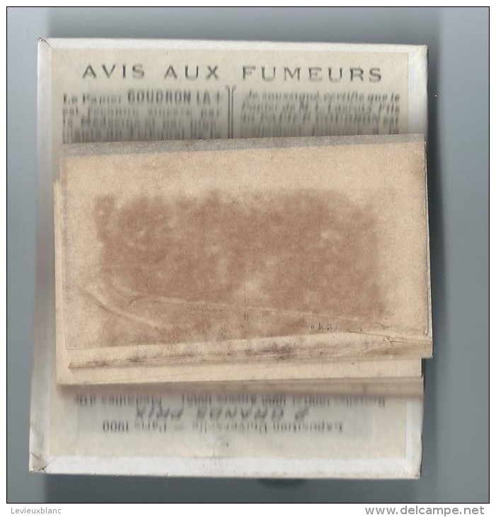 Cahier De Papier à Cigarettes/ Goudron La + /Années 1930?     CIG12 - Autres & Non Classés