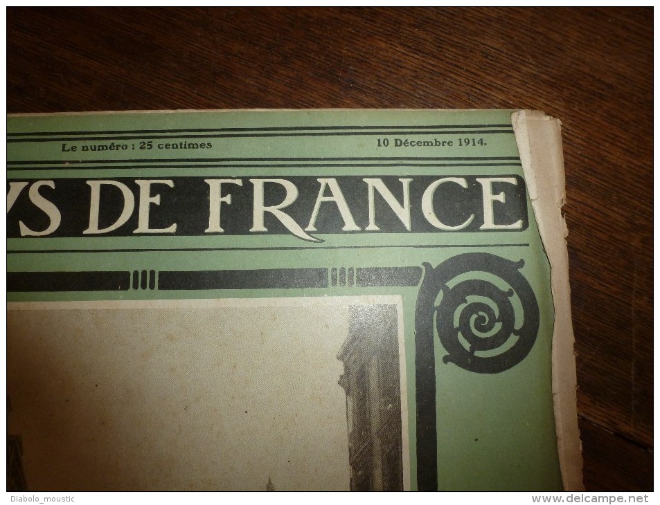 1914 JOURNAL De GUERRE(Le Pays De France):Au Maroc; La-Ferté-sous-Jouarre; Pervyse; Trilport; RAMSCAPELLE ; Ypres..etc - Français