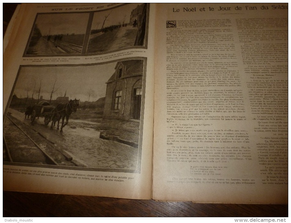 1914 JOURNAL de GUERRE(Le Pays de France):Au Maroc; La-Ferté-sous-Jouarre; Pervyse; Trilport; RAMSCAPELLE ; Ypres..etc