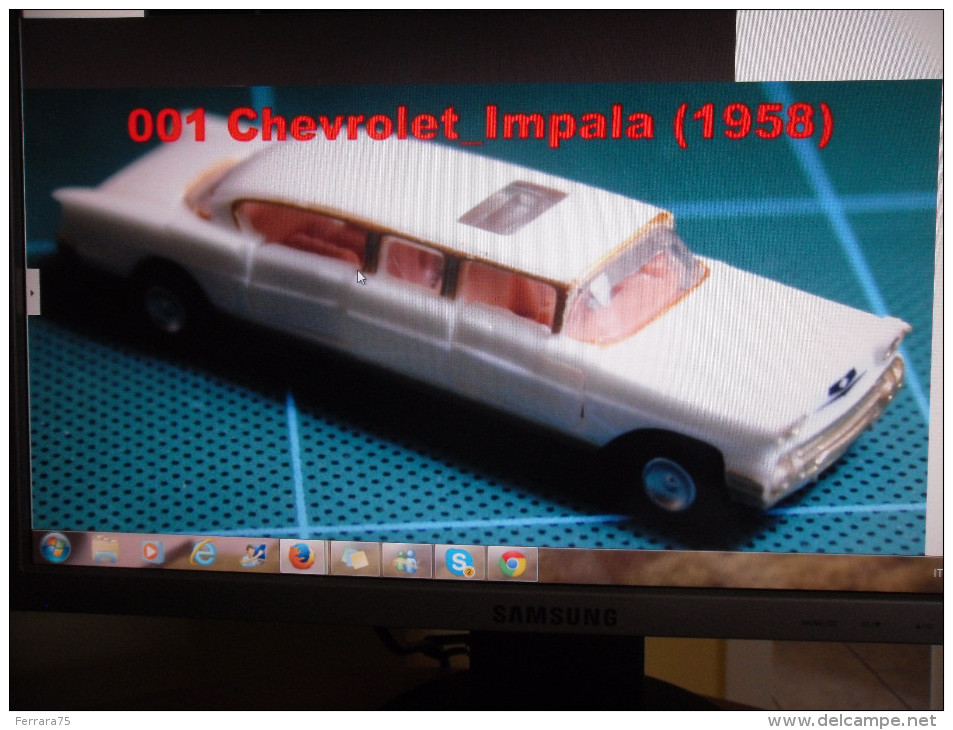 CHEVROLET IMPALA 1958 MODEL KIT SCALA 1:87 H0 01 - Schaal 1:87