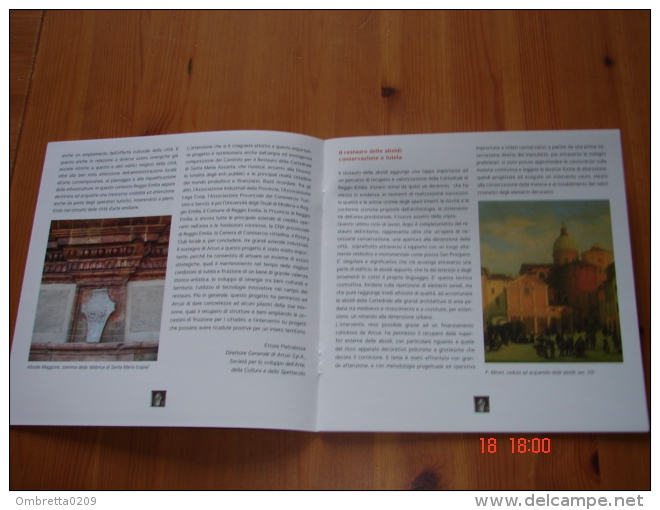 Libro Foto Opuscolo - Cattedrale REGGIO EMILIA / RESTAURO delle ABSIDI -  cm.20 x 20 -