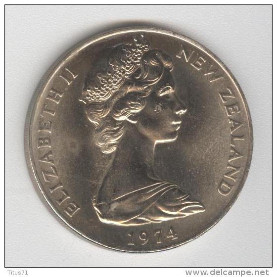 1 Dollar Commémoratif Nouvelle Zélande 1974  "14ème Jeux Du Commonwealth" - Neuseeland
