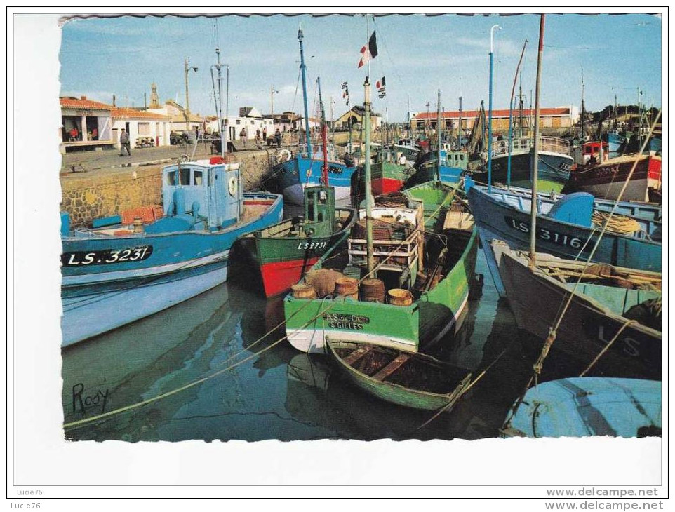 CROIX DE VUE  - Bâteaux   De Pêche Dans Le Port    : As De Coeur, Etc....  - N° 276    . - Saint Gilles Croix De Vie