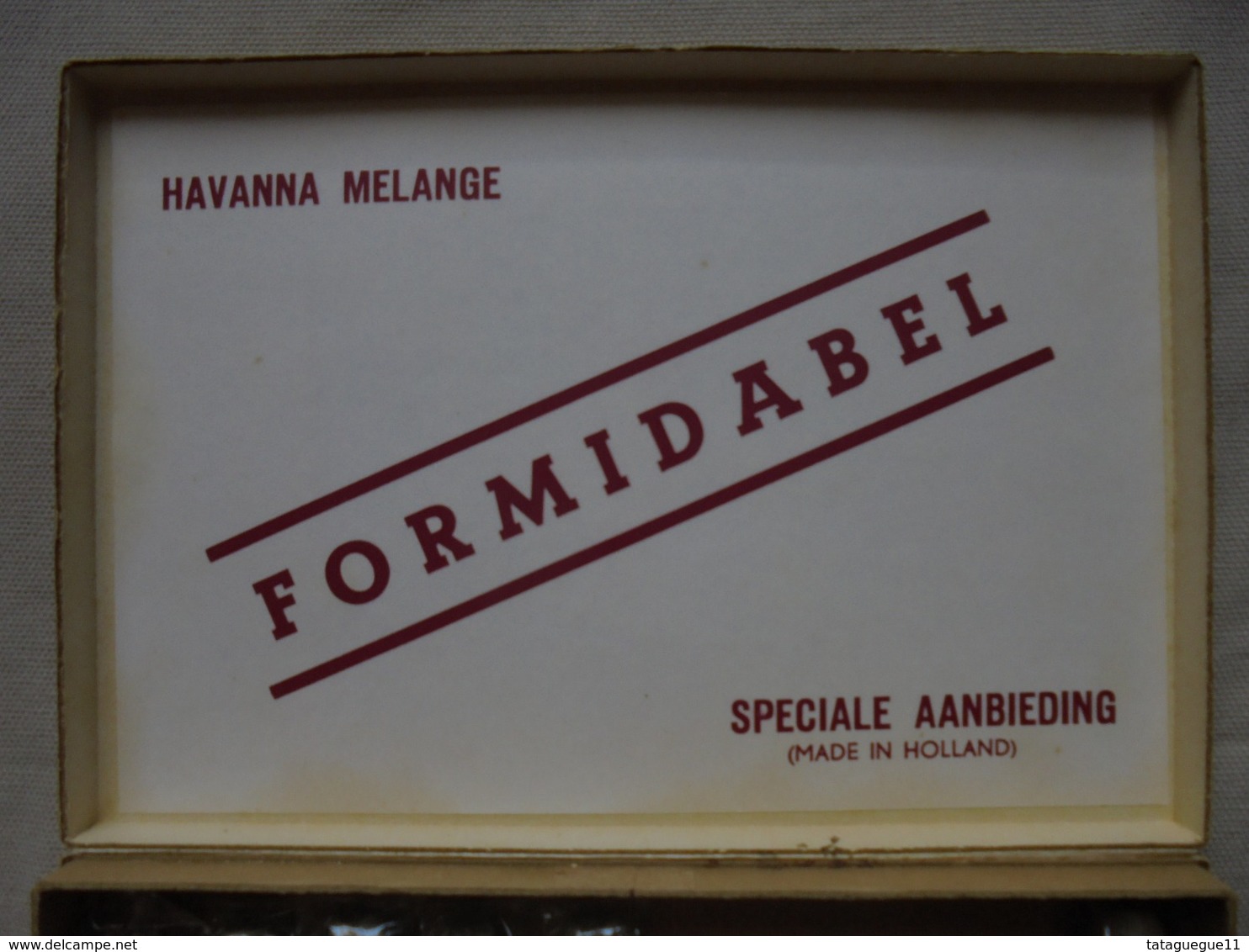 Ancien - Boite De Cigares FORMIBABEL -HOLLAND- Années 60 - Other & Unclassified