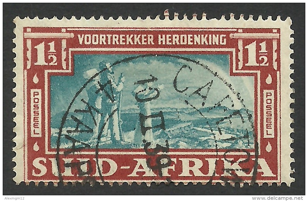 South Africa, 1 1/2 P. 1938, Sc # 80b, Used - Oblitérés