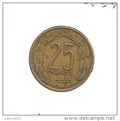 G4 Afrique Centrale 25 Francs 1996. - Otros – Africa