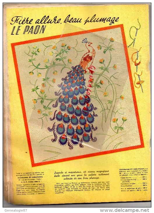 REVUE L' ECHO DE LA MODE N° 43 - 21 OCTOBRE 1956- LE PAON - - Moda