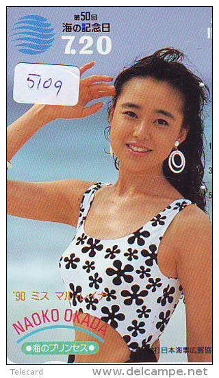 Télécarte Japon EROTIQUE * ACTRESS  (5109) EROTIC * JAPAN * PHONECARD EROTIK * BIKINI GIRL FEMME SEXY LADY - Mode