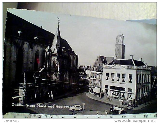 HOLLAND  Zwolle : Grote Markt Met Hoofdwacht  AUTO CAR   VB1961  EL7990 - Zwolle