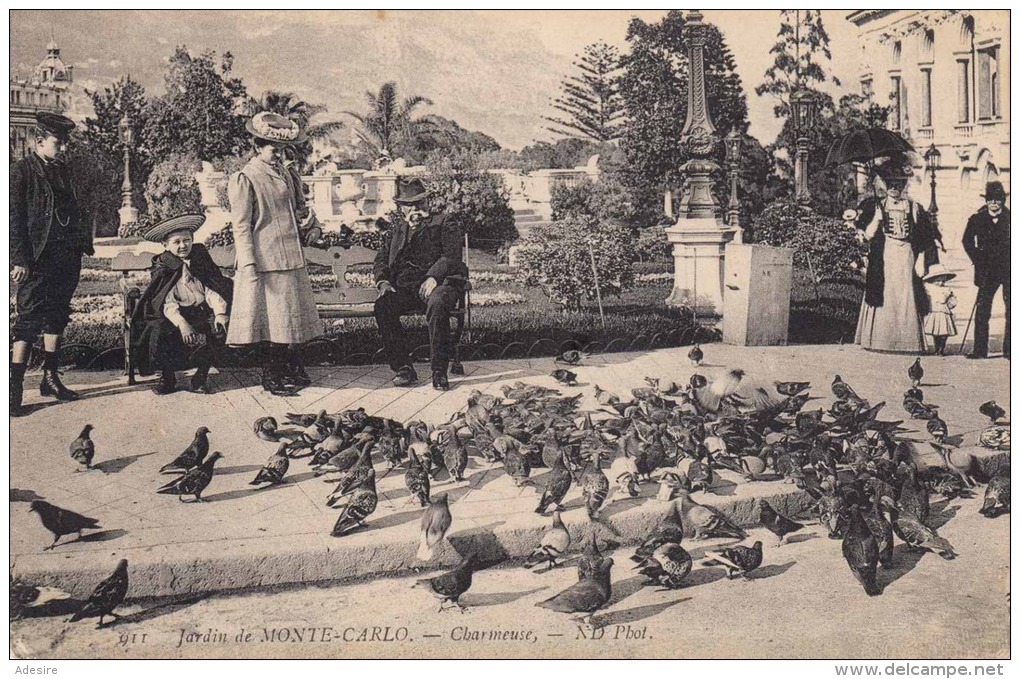 Jardin De MONTE CARLO - Charmeuse, Gel.1912 - Monte-Carlo