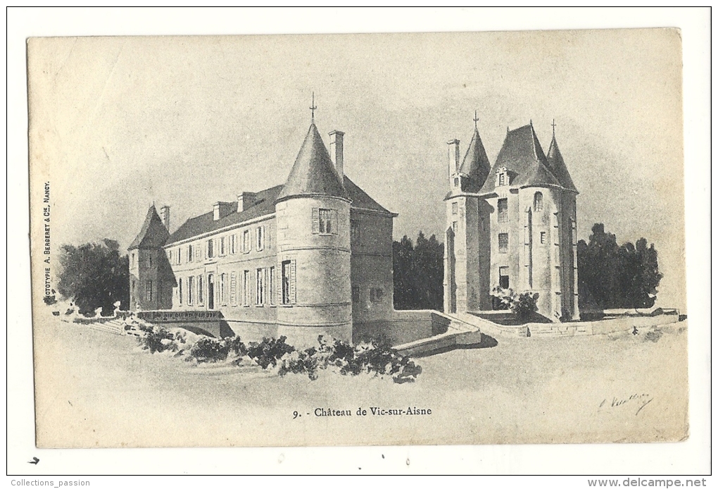 Cp, 02, Vic-sur-Aisne, Le Château - Vic Sur Aisne