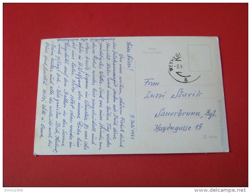 Österreich - Zwölferhorn Seilbahn St. Gilgen Am Wolfgangsee /    Gelaufen   1961  Ohne Briefmarke ( 12 ) - St. Gilgen