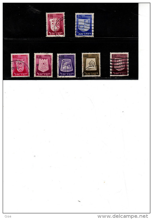 ISRAELE   - 7 Valori Usati - Used Stamps (without Tabs)