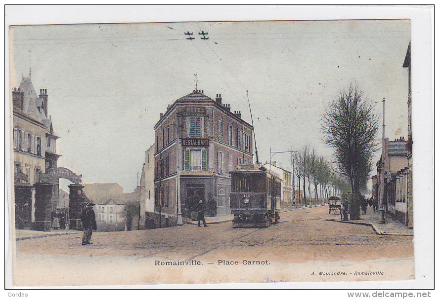 France - Romainville - Place Carnot - Tram - Romainville