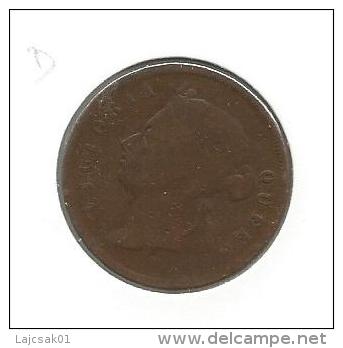 G4 Straits Settlements 1 One Cent 1888. Victoria Queen - Malaysia