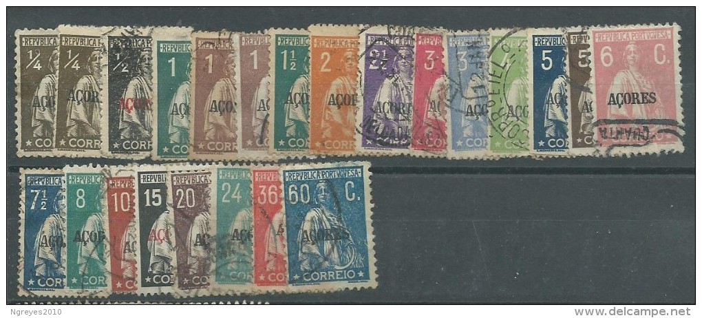 140017570  AZORES  YVERT   Nº  153A/153B/154B/155/156A/1 56B/158A/160B/161/162(B)/ 162A/164B/165/166/167A/16 9B/171/172A - Azores