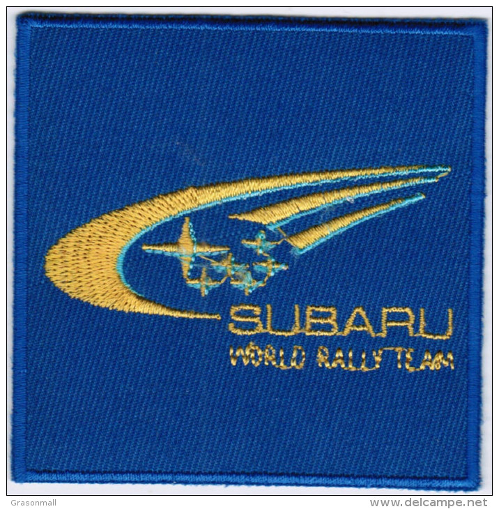 Subaru World Rally Team Car Automotive Motorsport Racing Patch - Scudetti In Tela