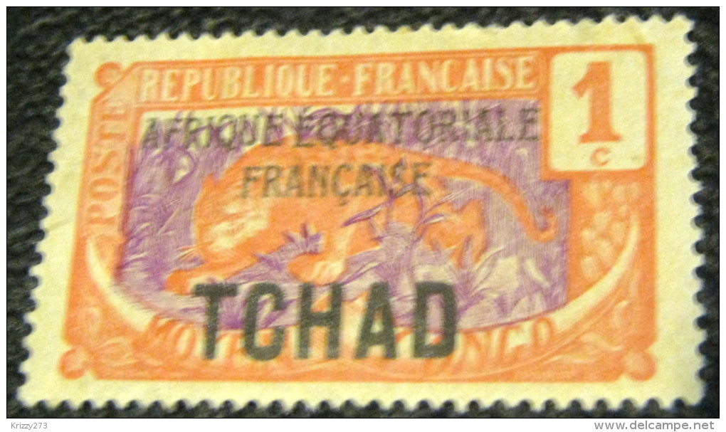 Chad 1924 Big Cat 1c - Mint - Ungebraucht