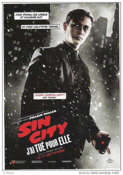 CP SIN CITY J'ai Tué Pour Elle  Joseph GORDON-LEVITT - Acteurs